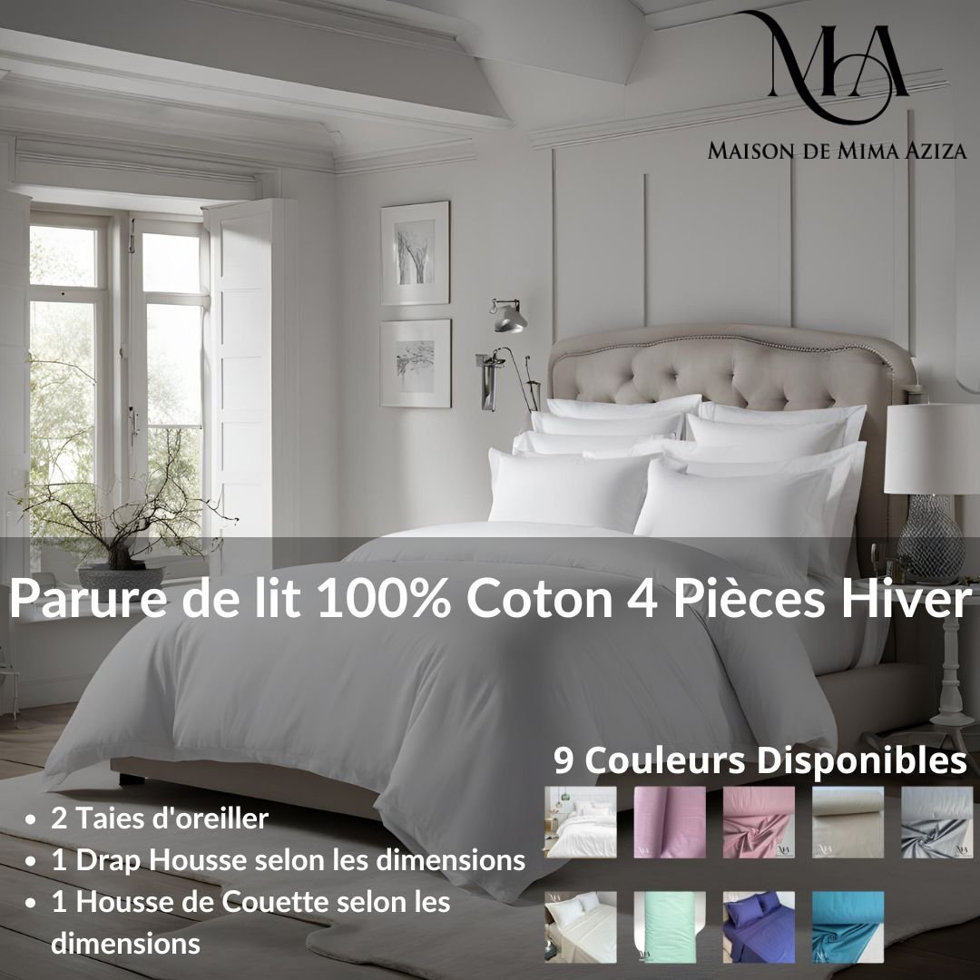 Parure de lit en coton