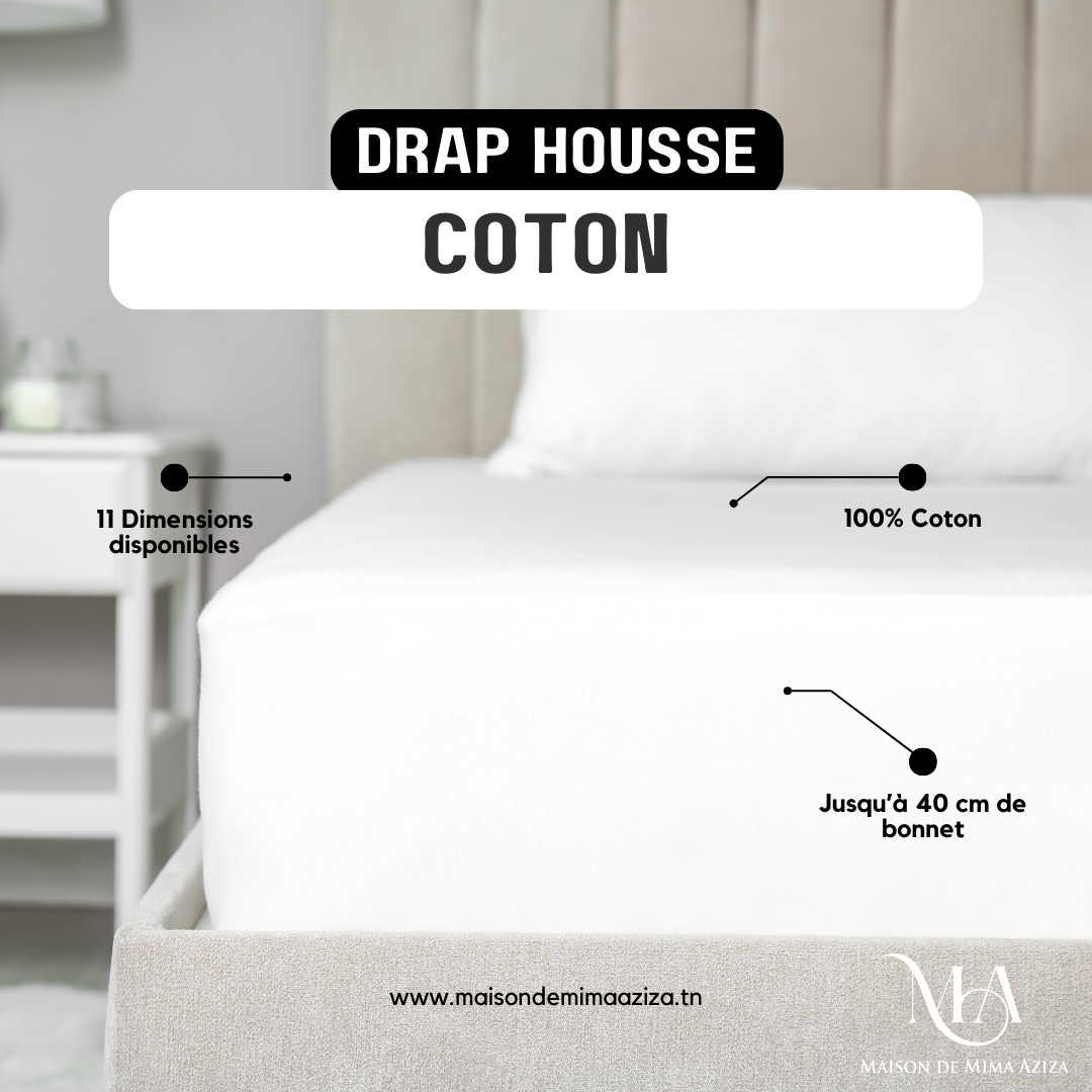 Drap Housse en Coton