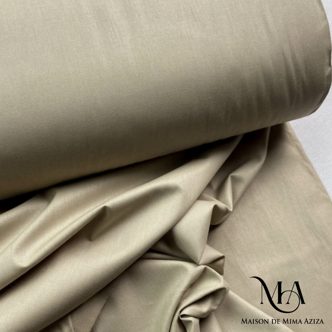 Parure de lit Coton Beige