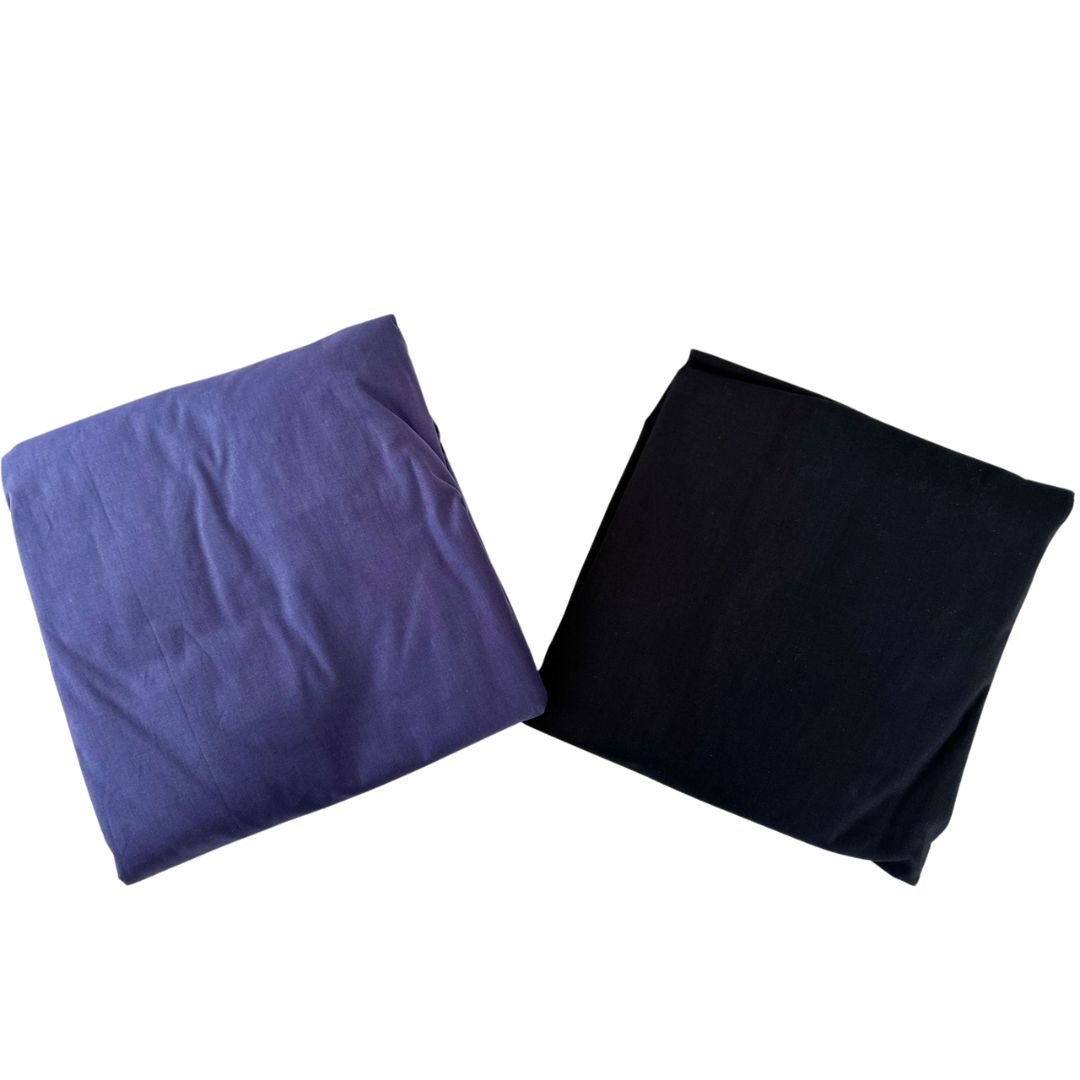 Déstockage! Lot de 2 Draps Housse 140/190/30 En Coton