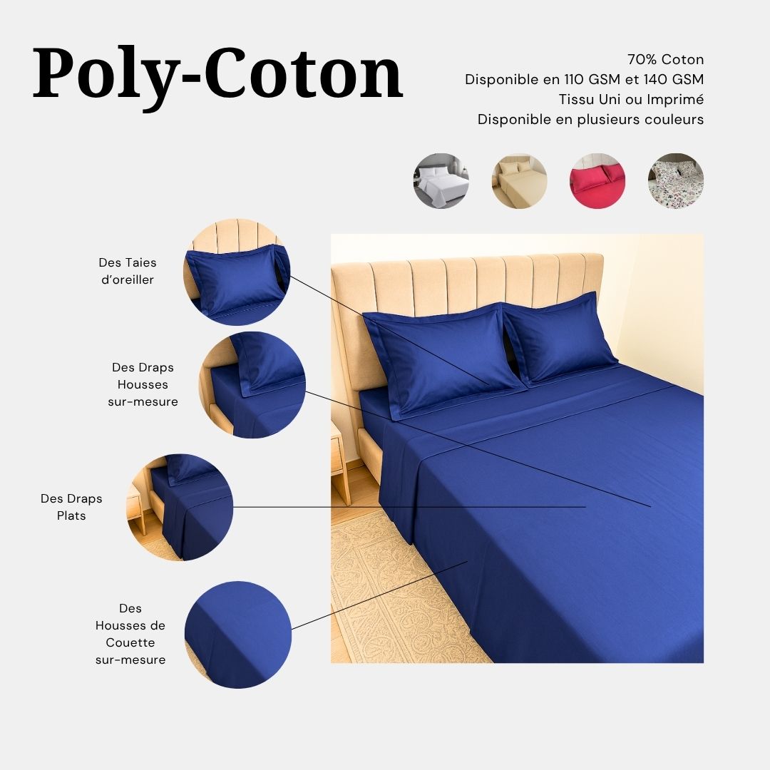 Tissu Poly-Coton