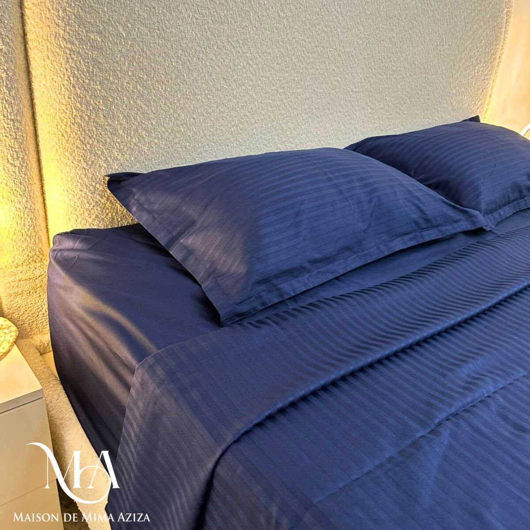 Satin de Coton - Bleu Marine