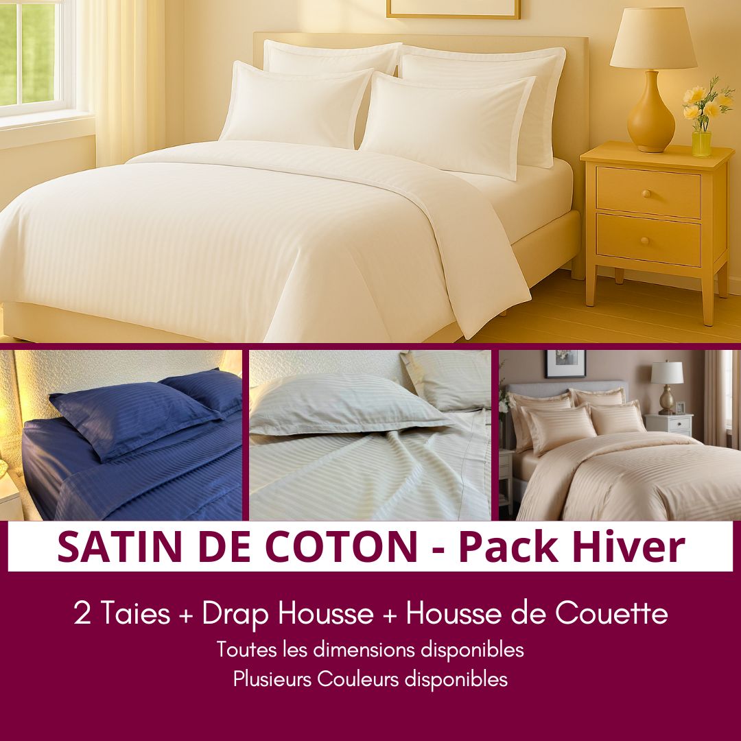 Pack Hiver en Satin de Coton