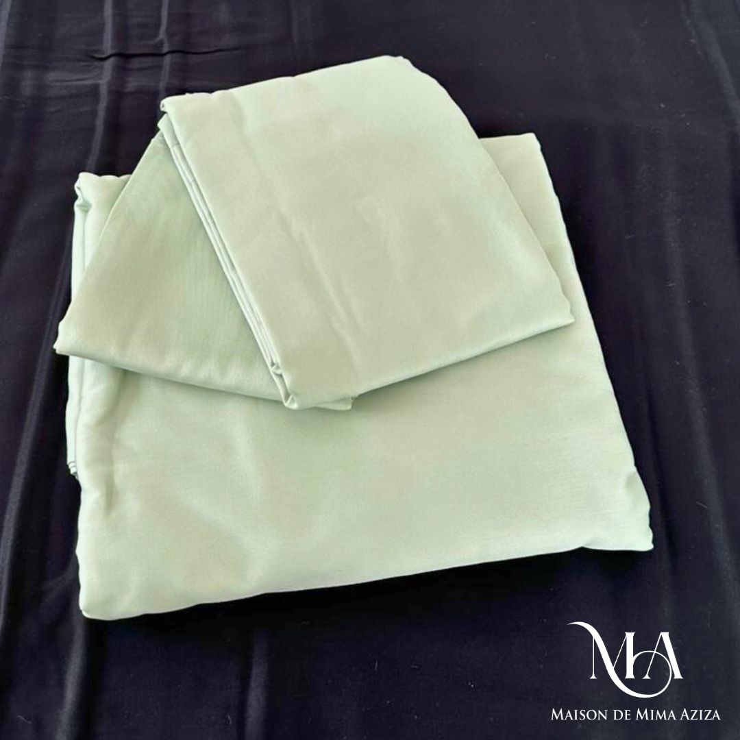 Satin de Coton - Vert Sauge Clair