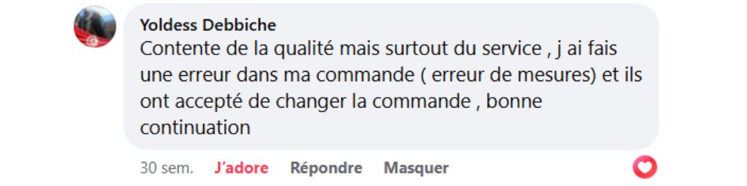 Avis Facebook Maison de Mima Aziza